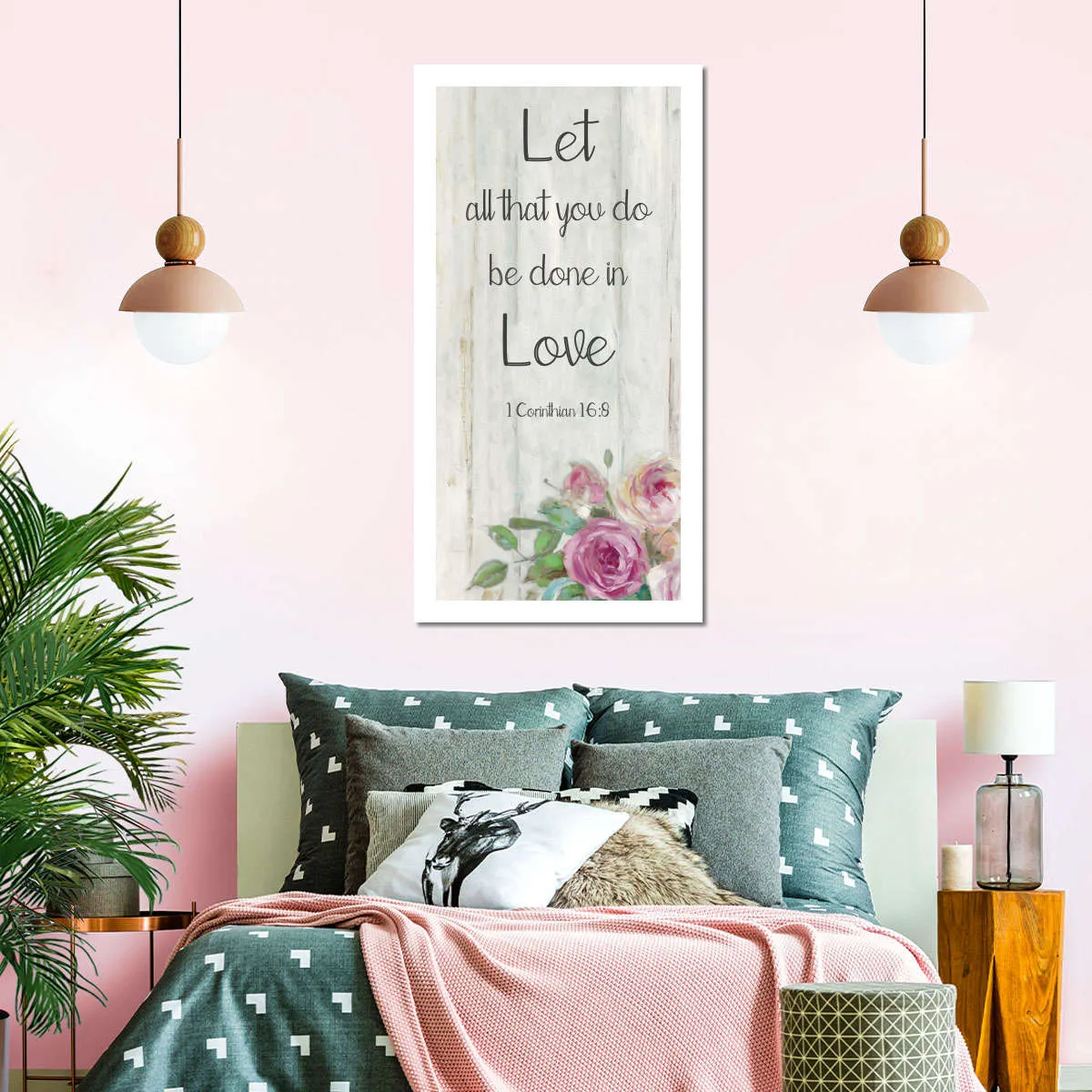 1 Corinthian 16 Verse 8 Wall Art