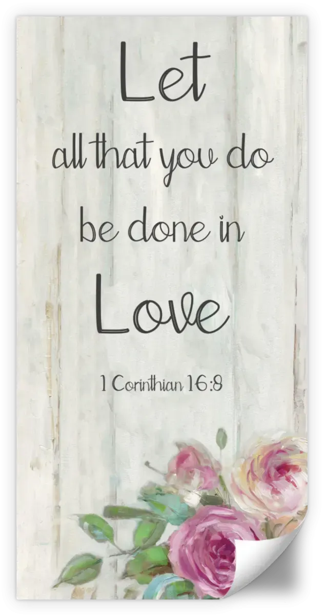 1 Corinthian 16 Verse 8 Wall Art