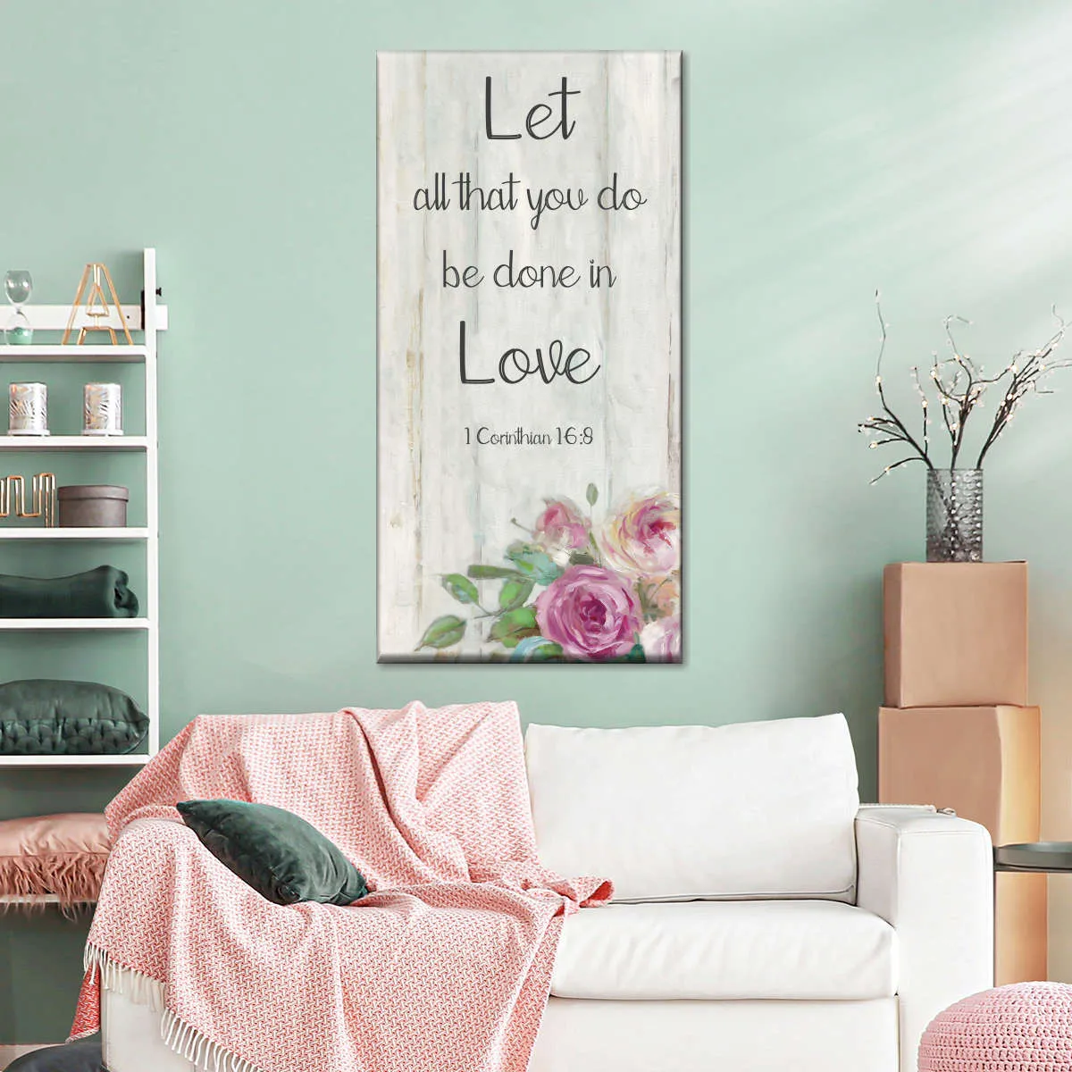 1 Corinthian 16 Verse 8 Wall Art