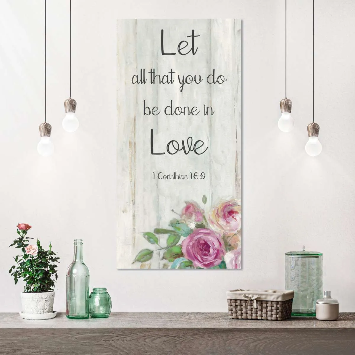 1 Corinthian 16 Verse 8 Wall Art