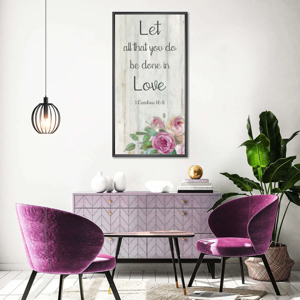 1 Corinthian 16 Verse 8 Wall Art