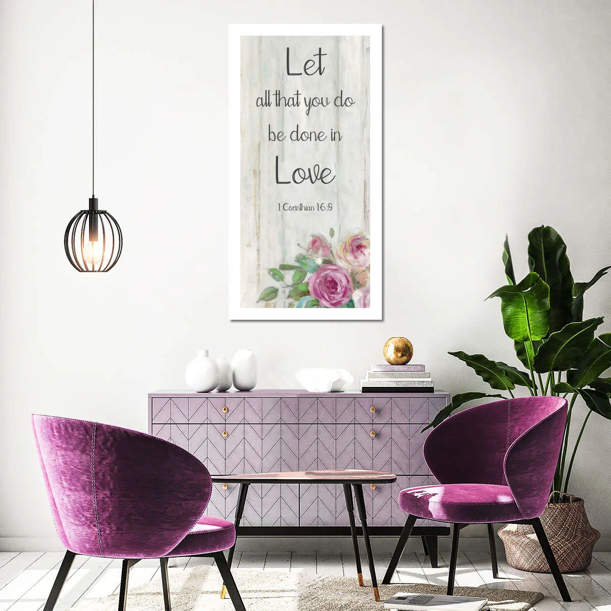 1 Corinthian 16 Verse 8 Wall Art