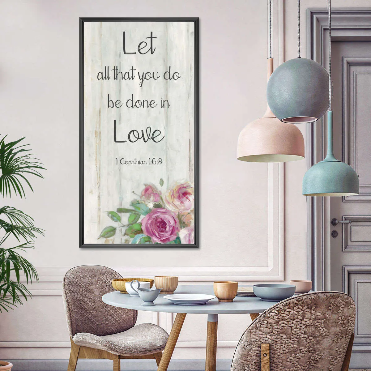 1 Corinthian 16 Verse 8 Wall Art