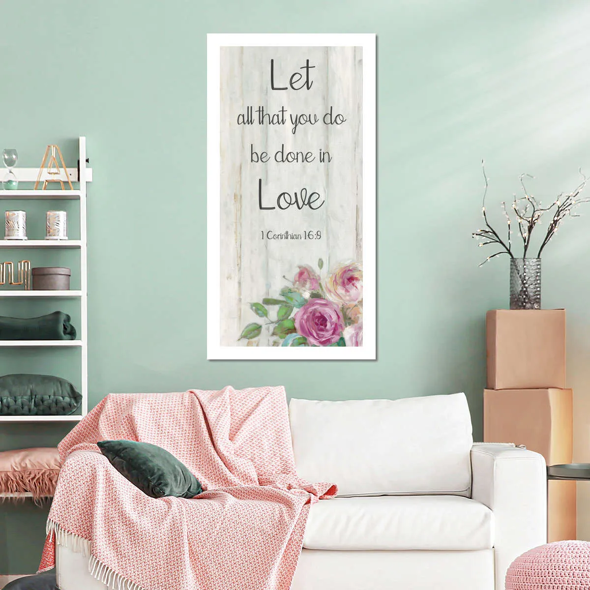 1 Corinthian 16 Verse 8 Wall Art