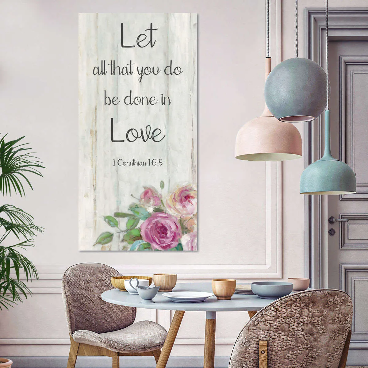 1 Corinthian 16 Verse 8 Wall Art