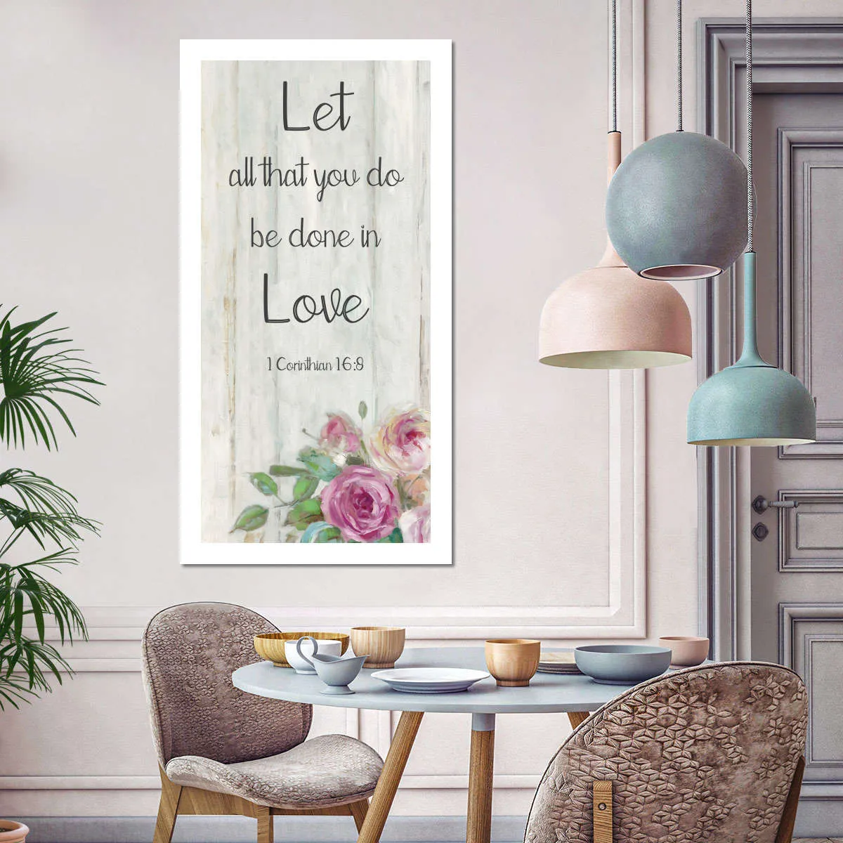 1 Corinthian 16 Verse 8 Wall Art