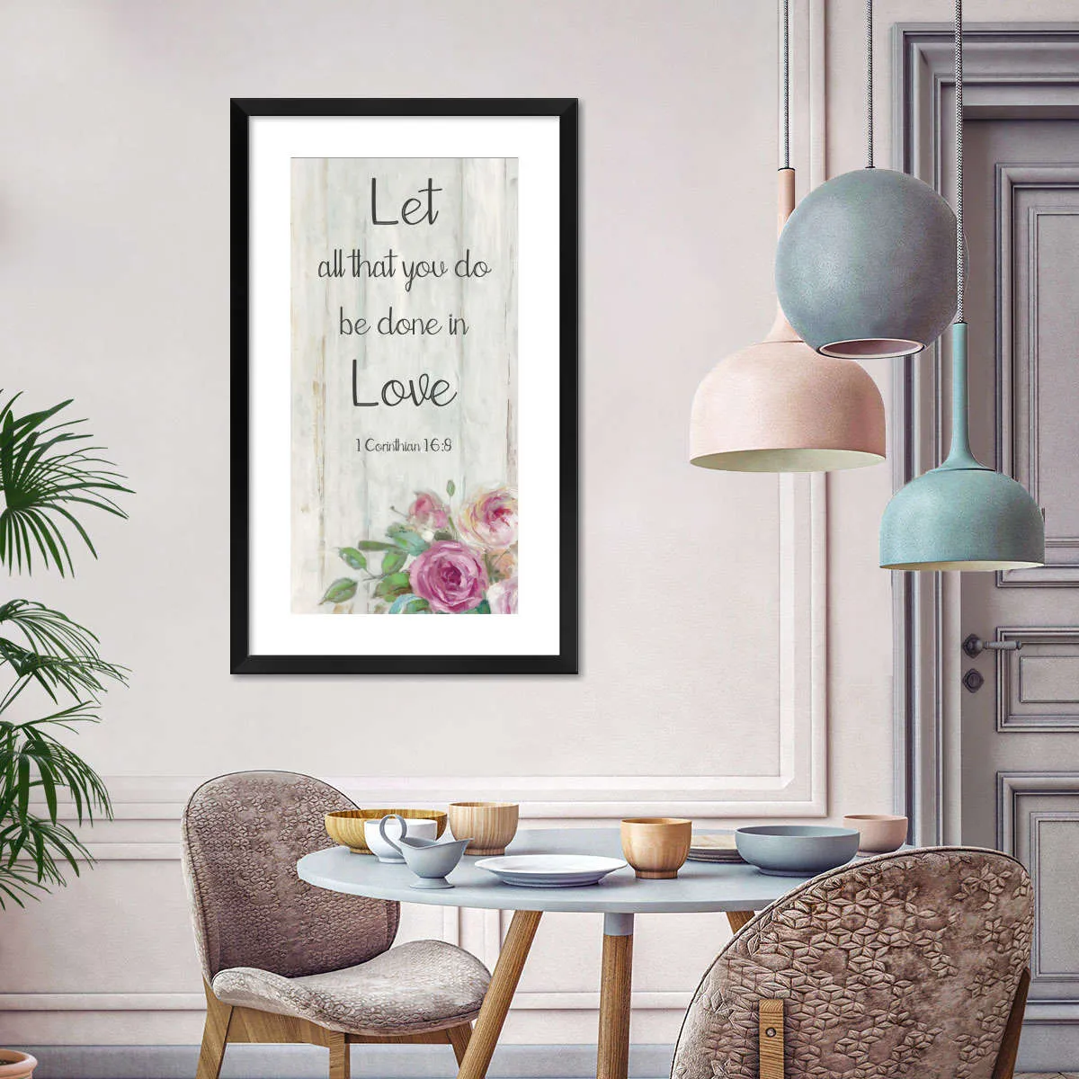 1 Corinthian 16 Verse 8 Wall Art