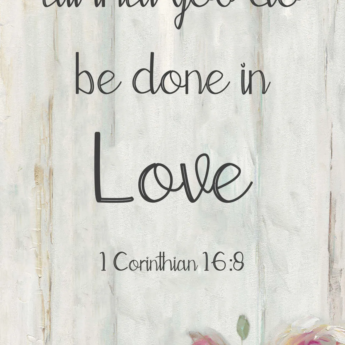 1 Corinthian 16 Verse 8 Wall Art