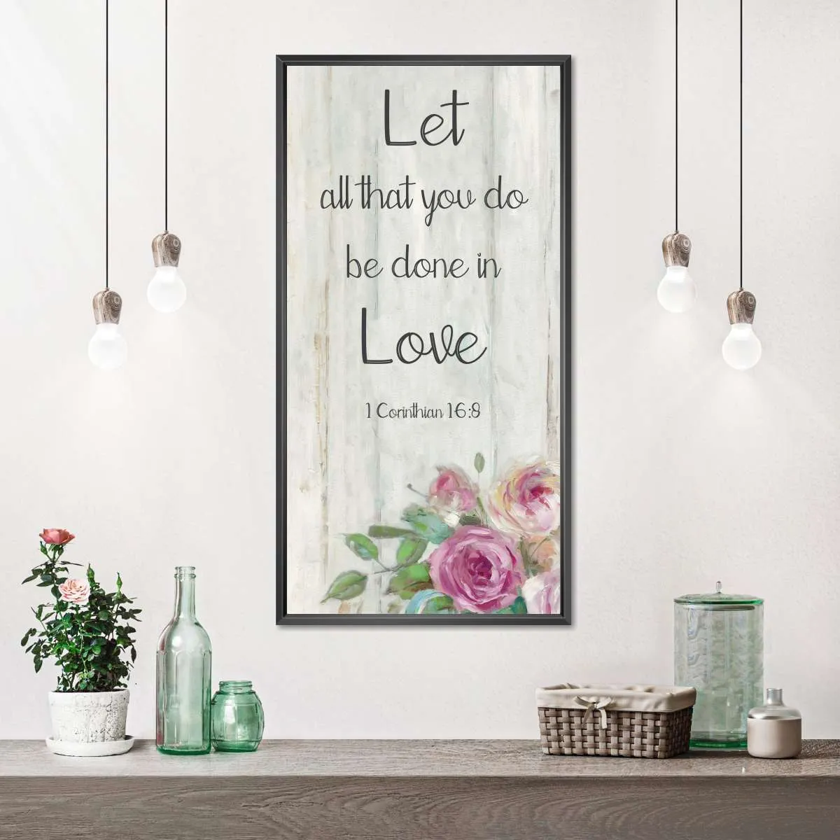 1 Corinthian 16 Verse 8 Wall Art