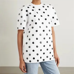 2024 Fashion Dot Print T-Shirt