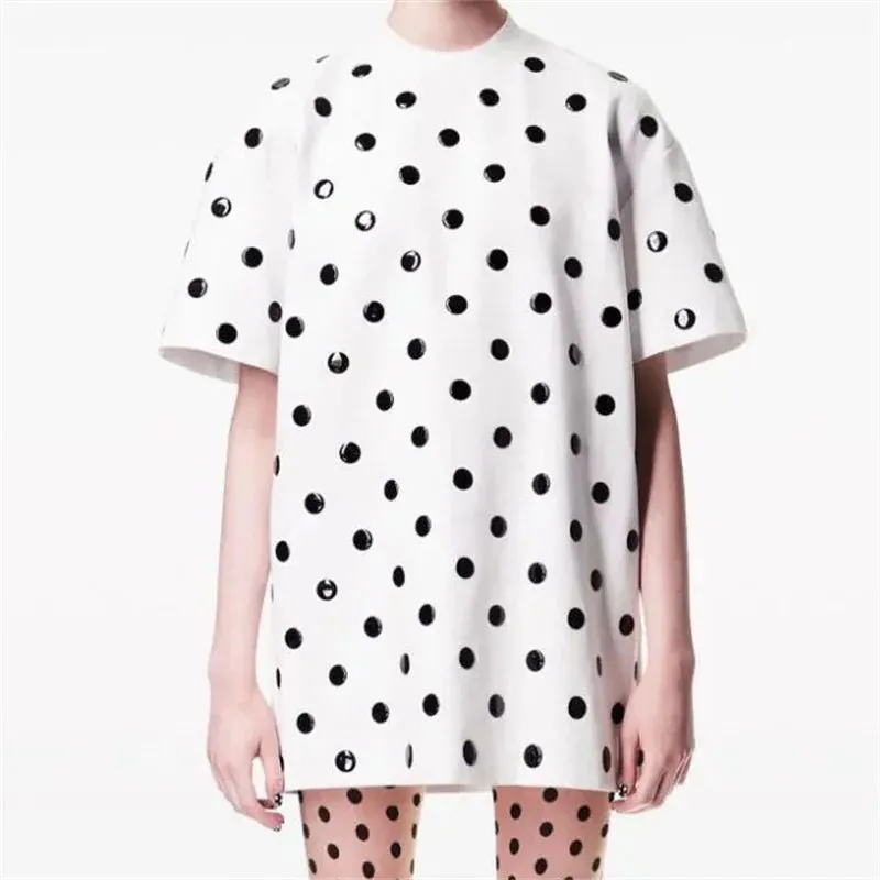 2024 Fashion Dot Print T-Shirt