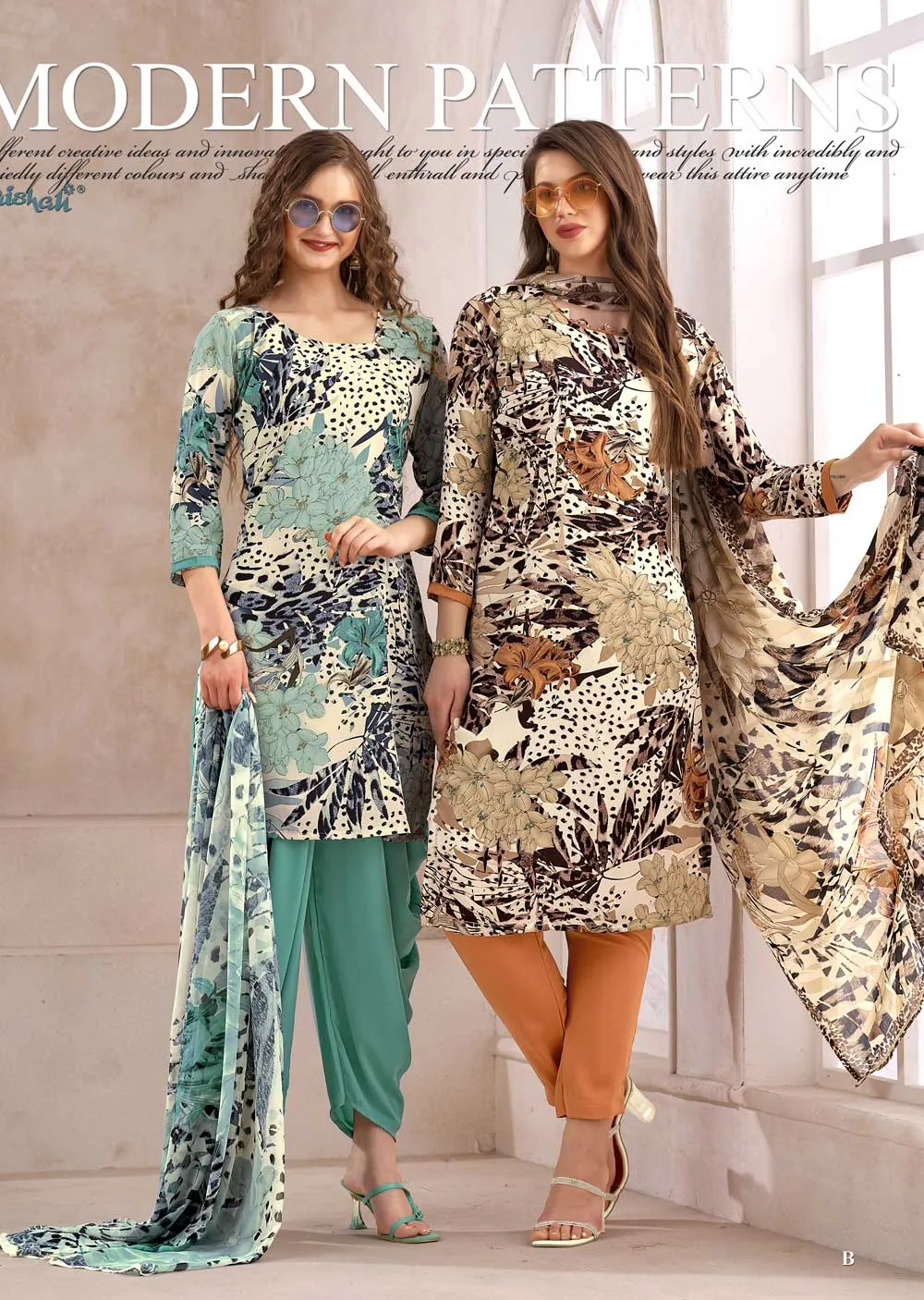 5405 - Unstitched - Vaishali Prints  A B