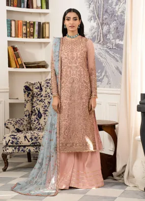 Afsanah by Zarif Embroidered Net 3 Piece Unstitched Suit ZF24AF ZAF-08 HASEEN