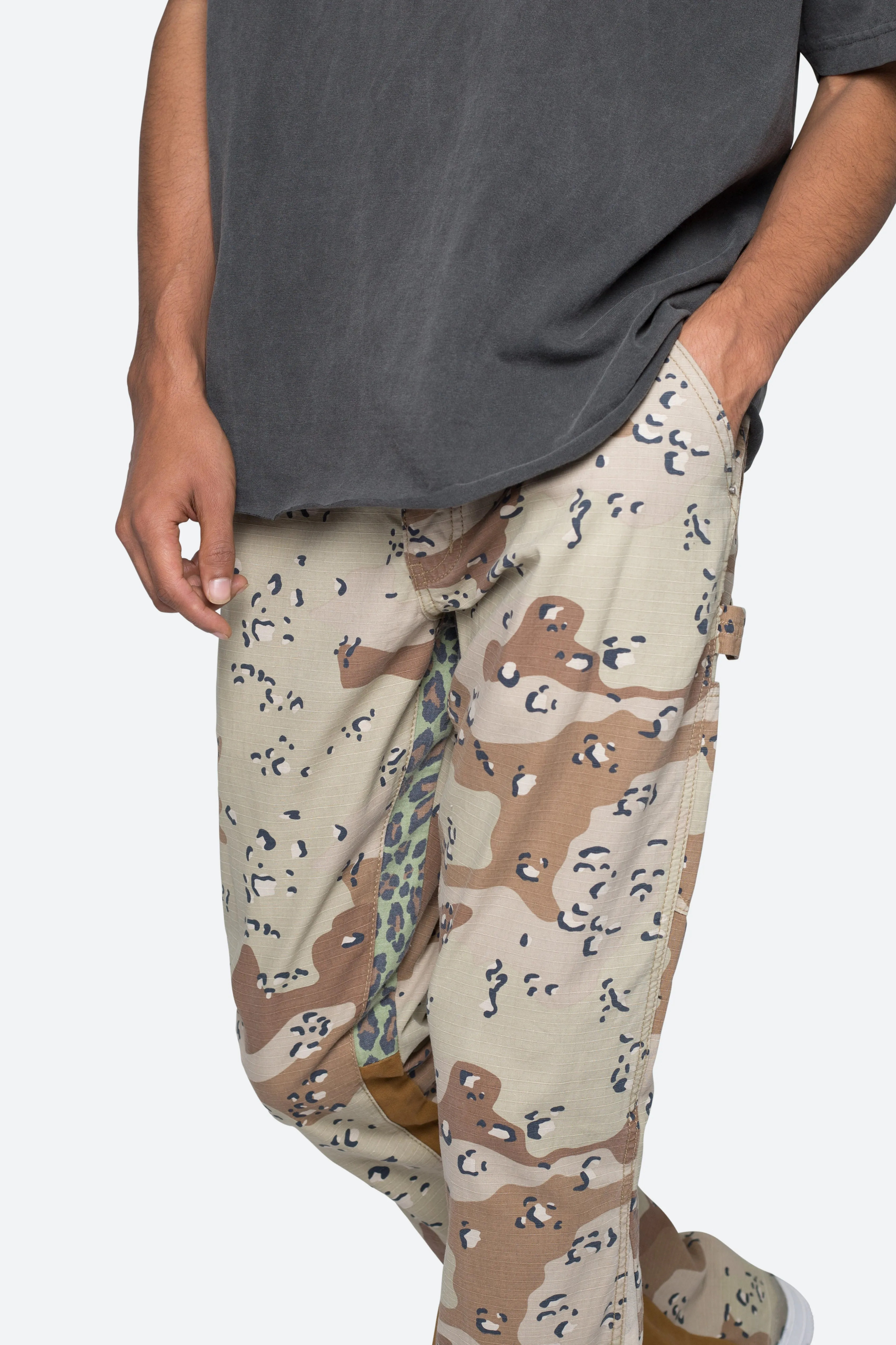 B493 Flare Denim - Desert Camo