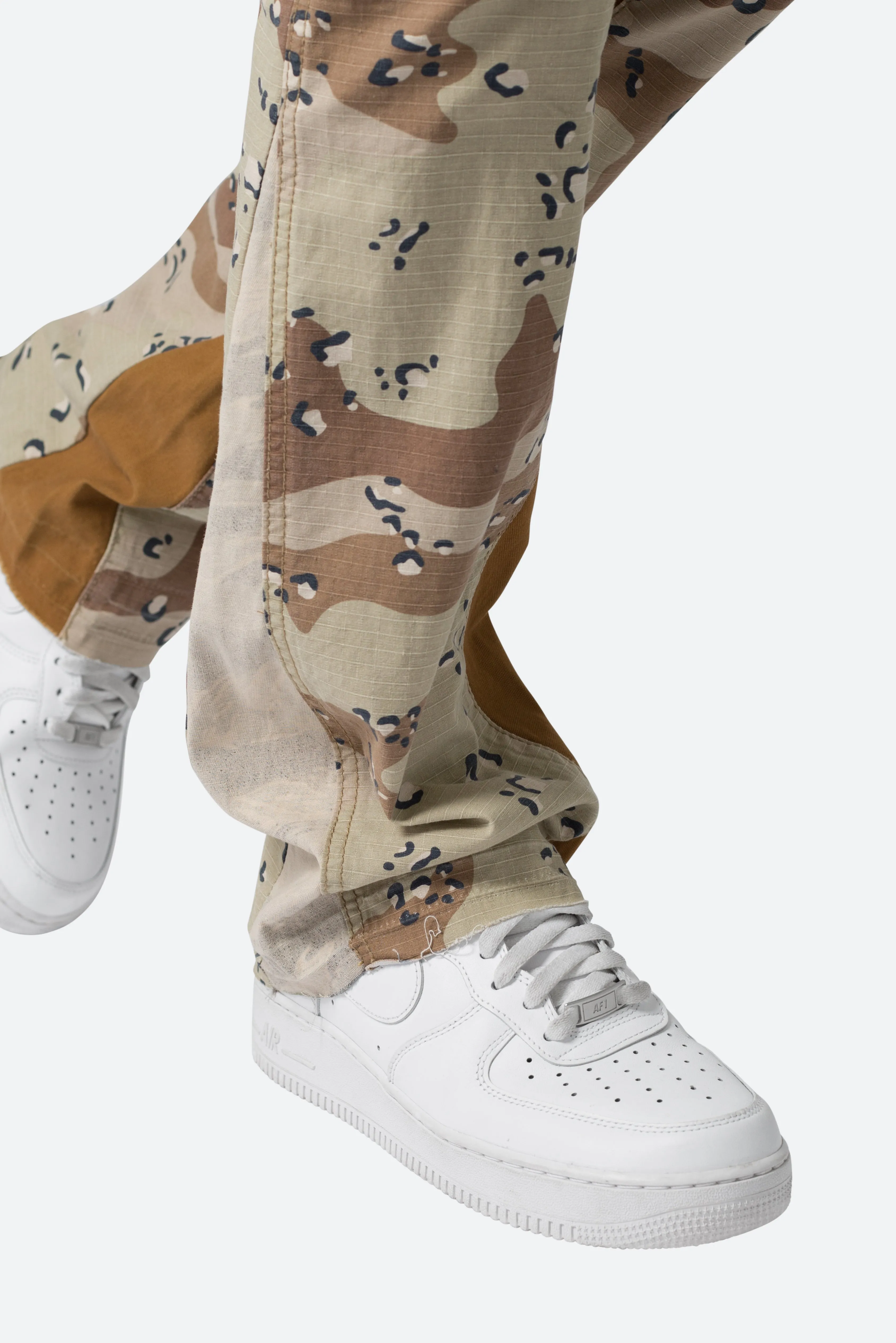 B493 Flare Denim - Desert Camo