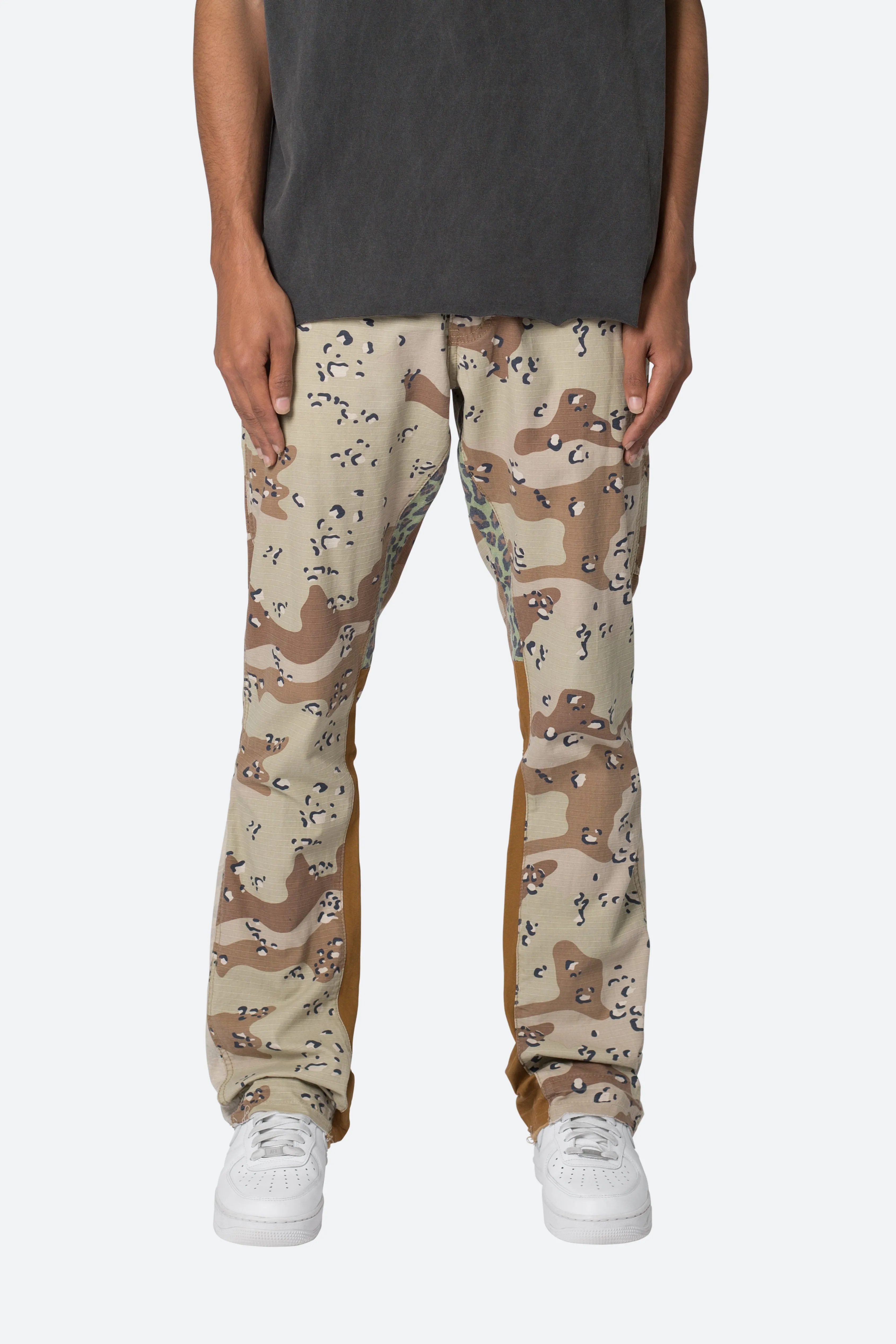 B493 Flare Denim - Desert Camo