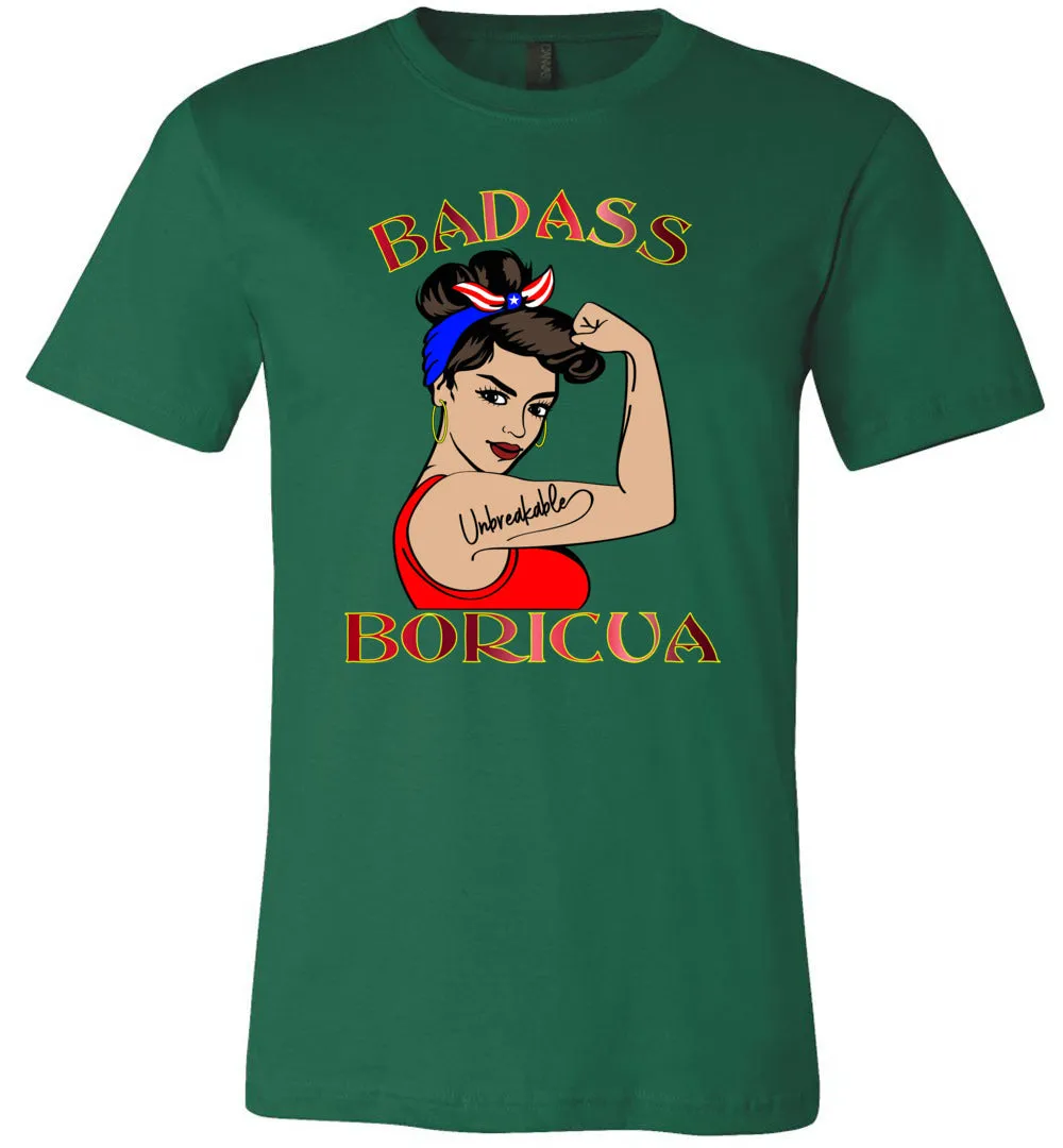 Badass Unbreakable Boricua (XS-5XL) Unisex T-Shirt