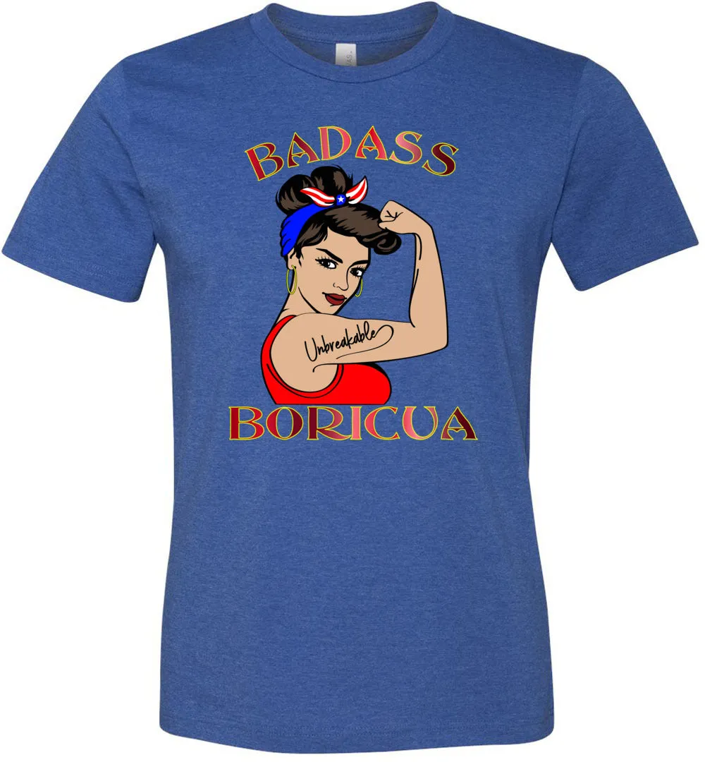 Badass Unbreakable Boricua (XS-5XL) Unisex T-Shirt