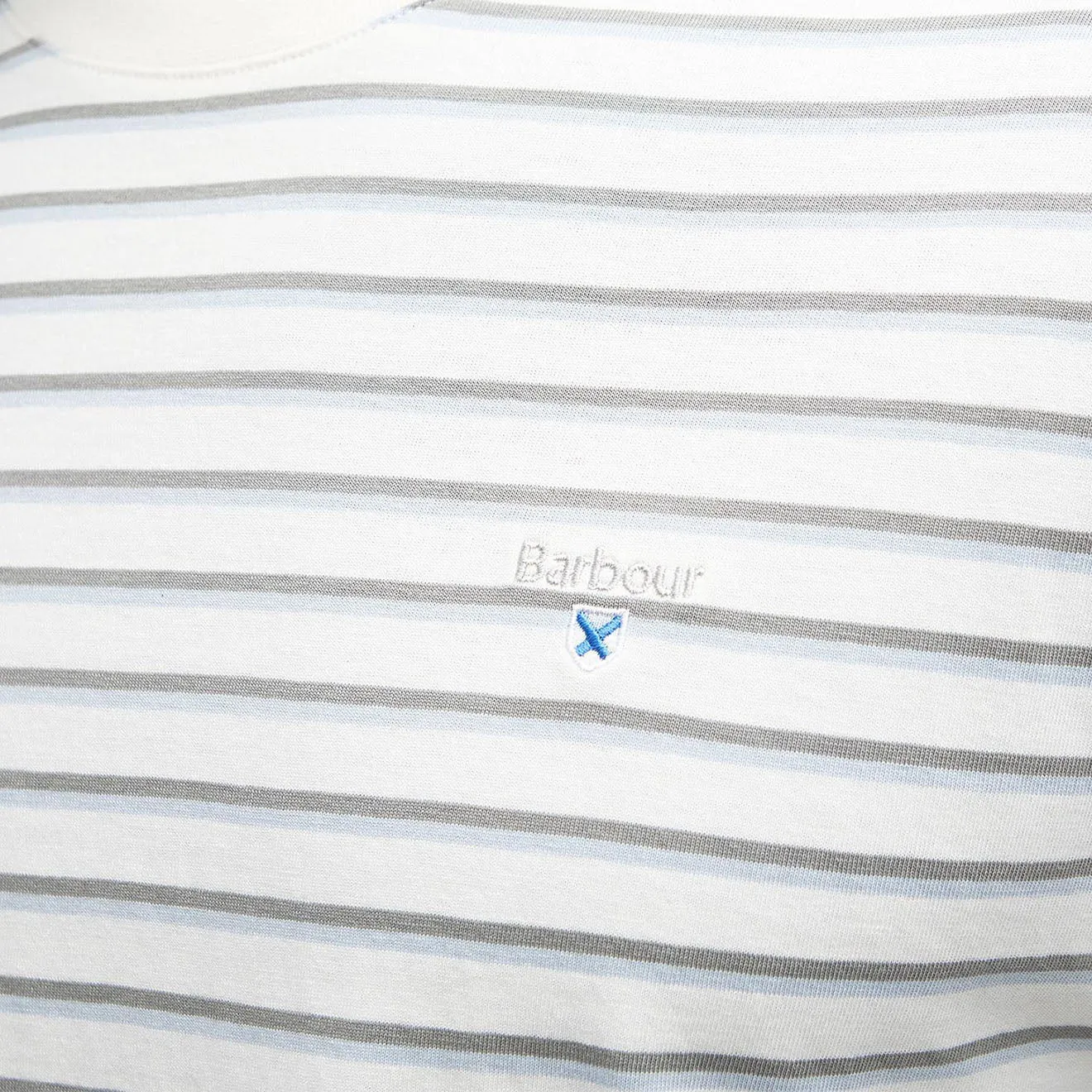 Barbour Ponte Striped T-Shirt Ecru