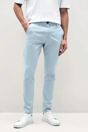 Beckett premium stretch chino pant in Sky