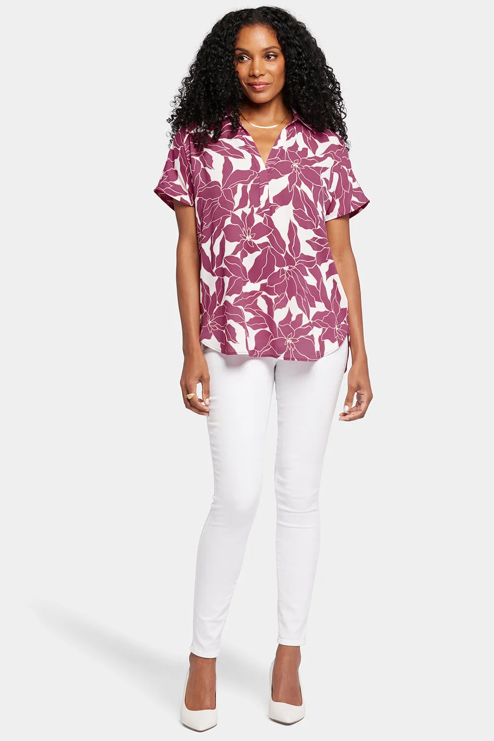 Becky Short Sleeved Blouse - Adonia