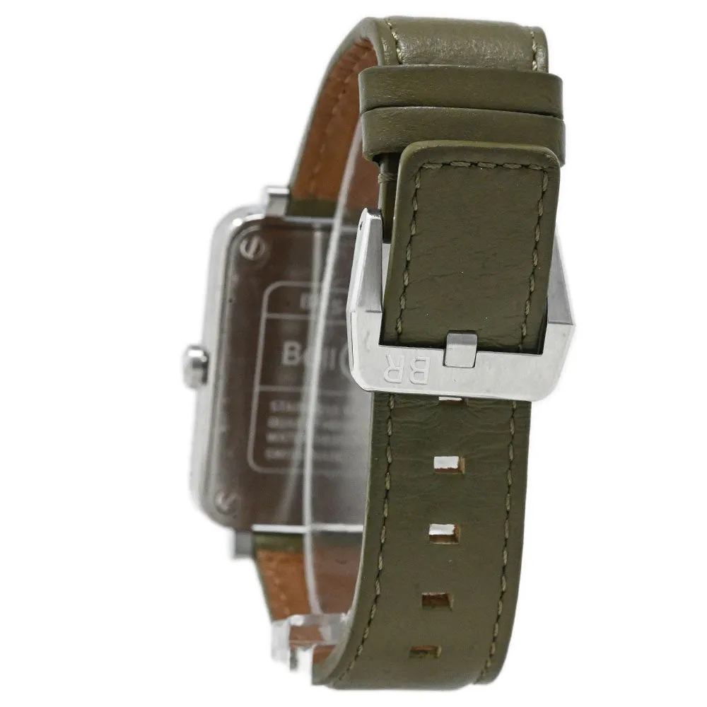 Bell & Ross Men's Aviation Stainless Steel 39mm Khaki Green Camo Dial Watch Reference #: BRS-CK-ST/SCA