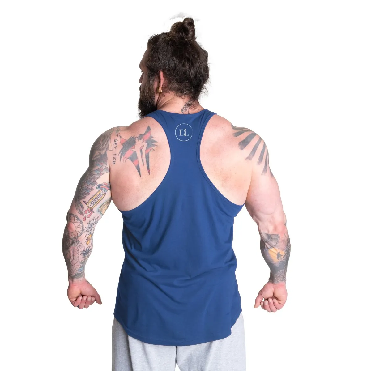 Better Bodies Logo Essential T-Back DL - Bright Blue