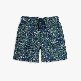 Boys Regular Fit Printed Mid Rise Shorts