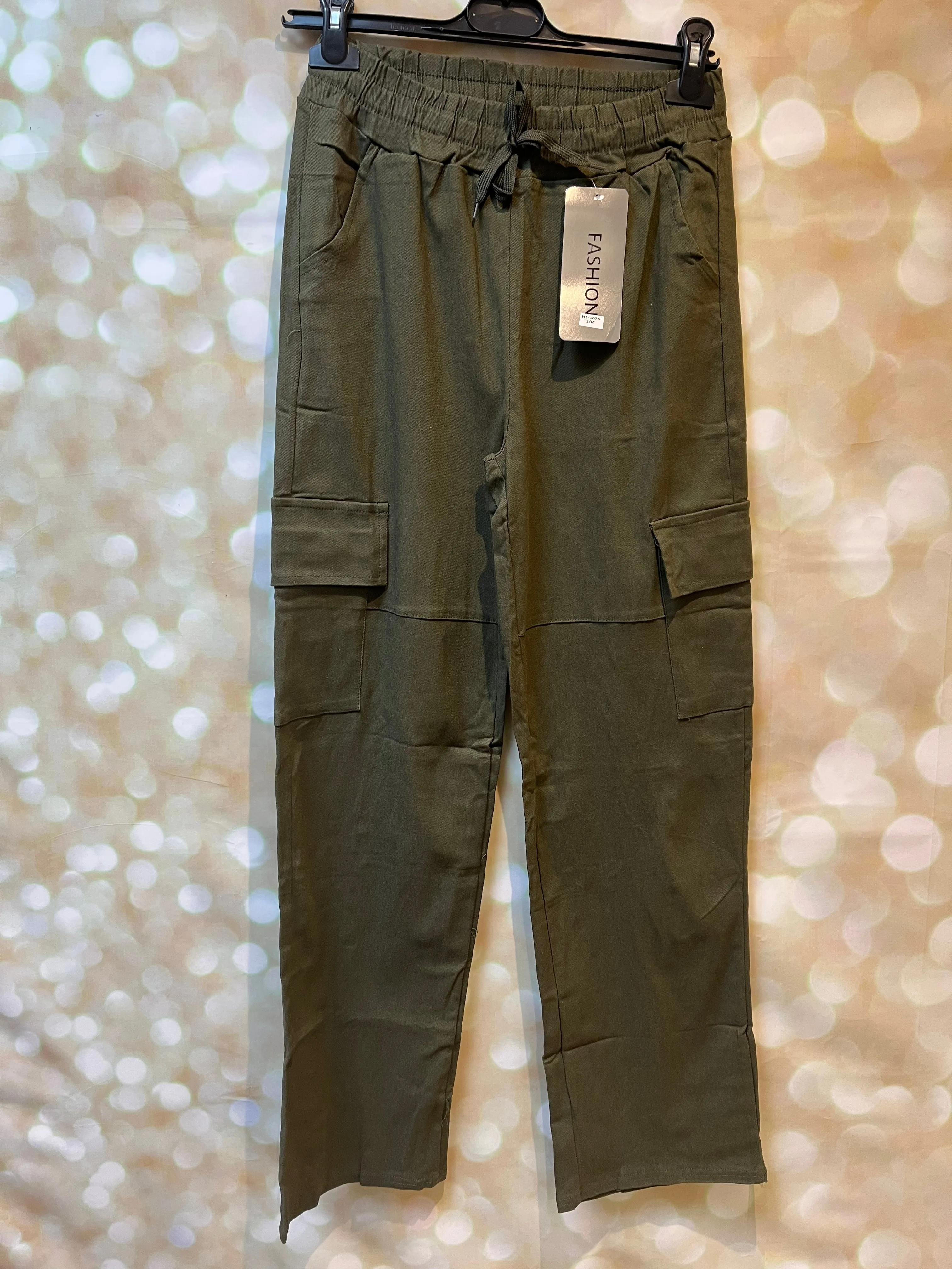 Cargo Straight Leg Trousers