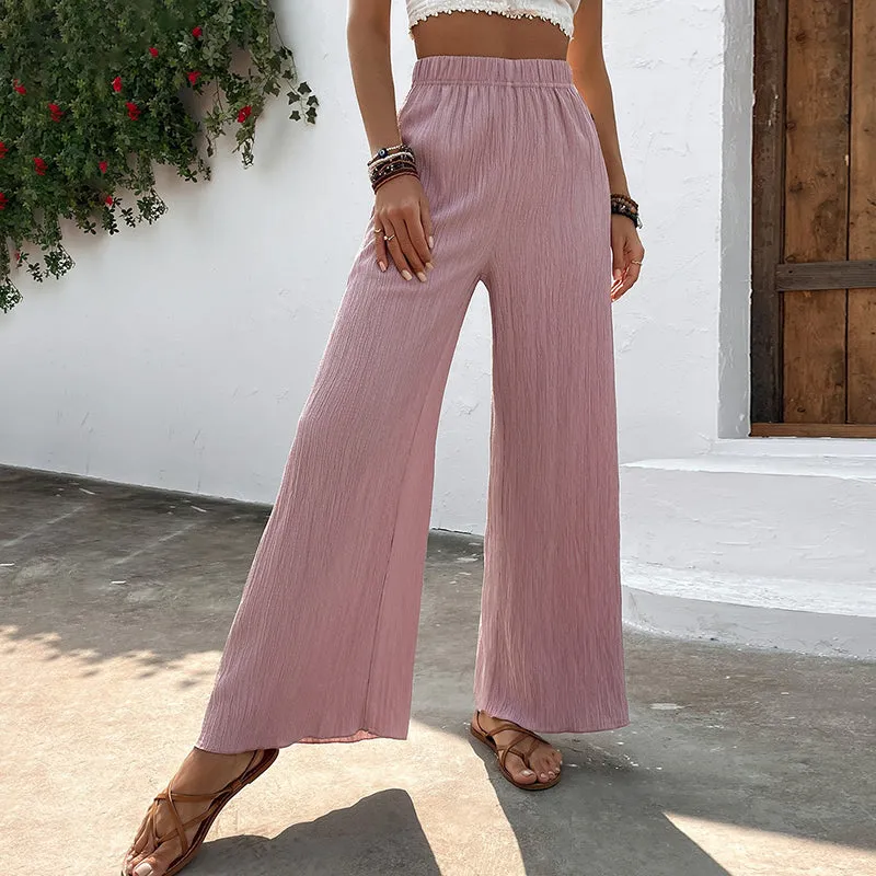 Casual Wide Leg Trousers