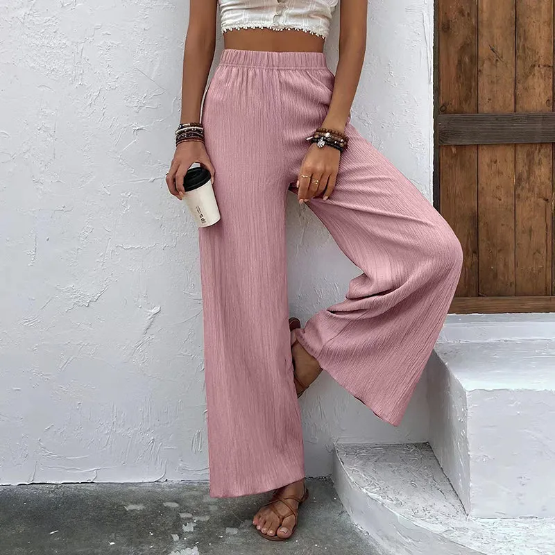 Casual Wide Leg Trousers