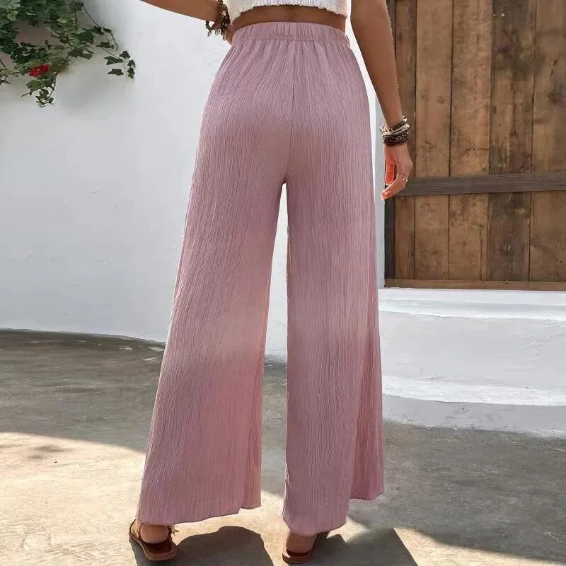 Casual Wide Leg Trousers