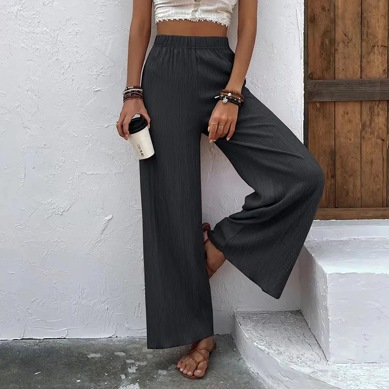 Casual Wide Leg Trousers