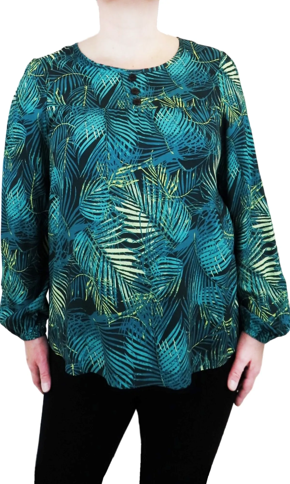 CELESTE Night Fern Blouse