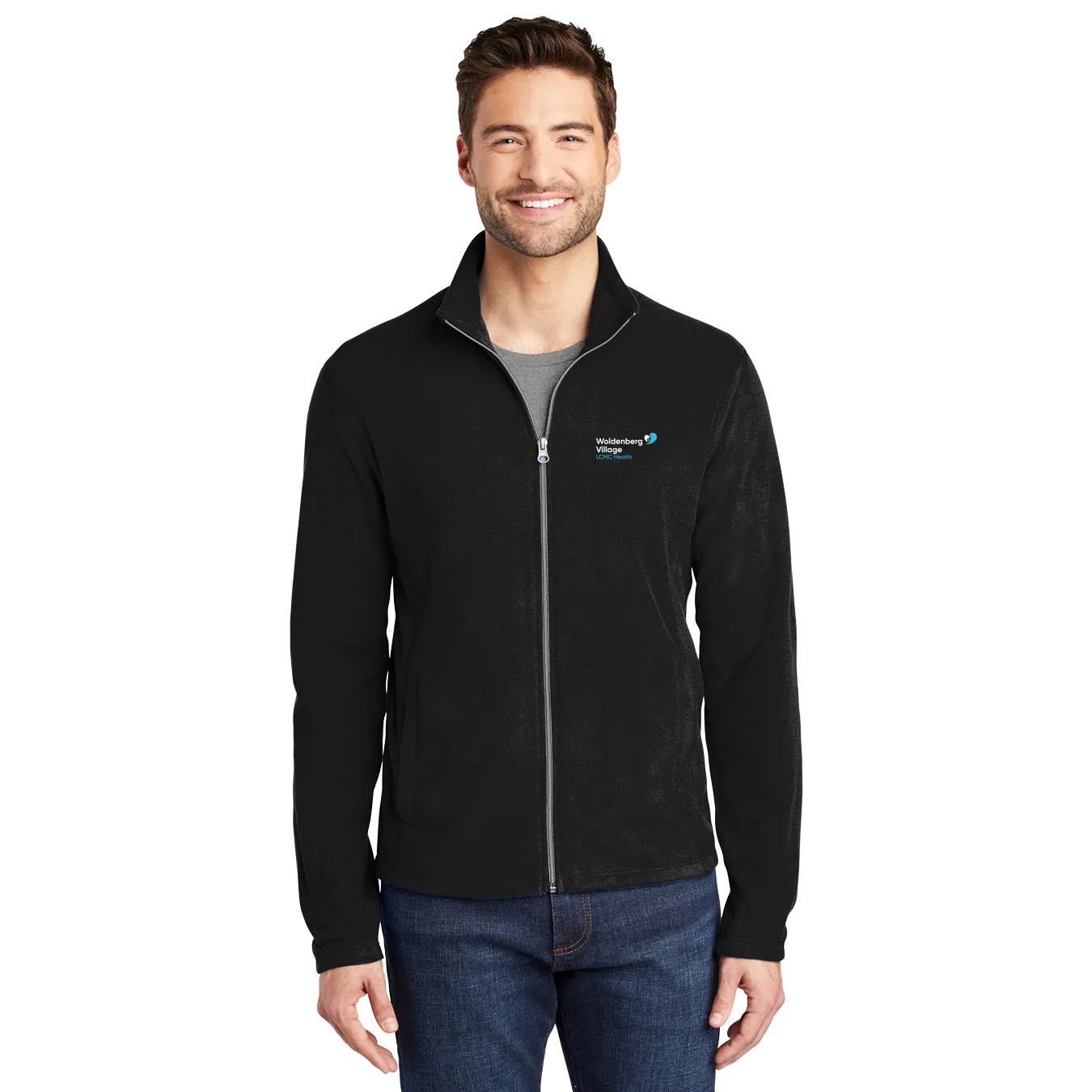 Close Out - Woldenberg Village Personal Item Men's Micro Fleece Jackets with Embroidered Logo (Copy)