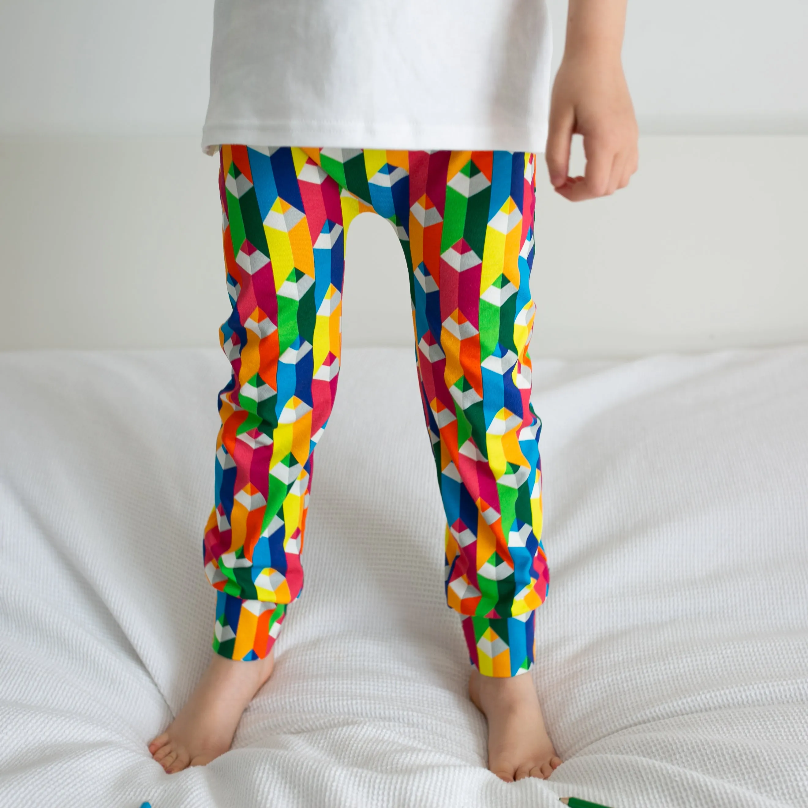 Colouring pencil leggings 0-6 Years