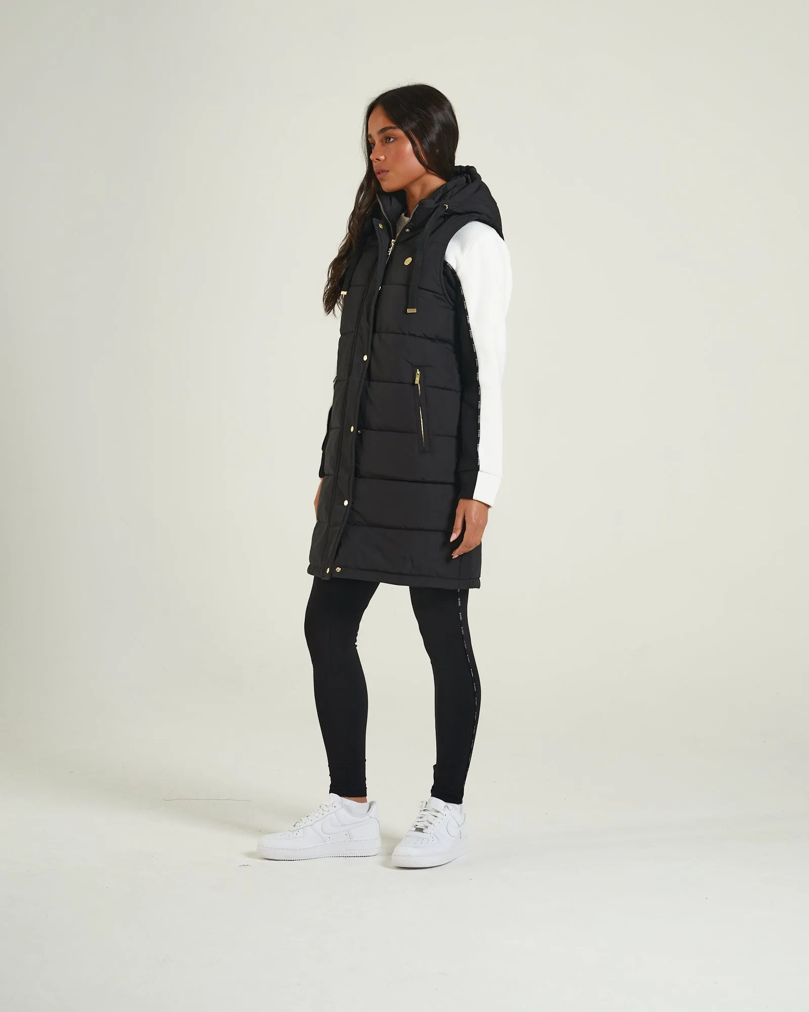 Daisy Gilet Black