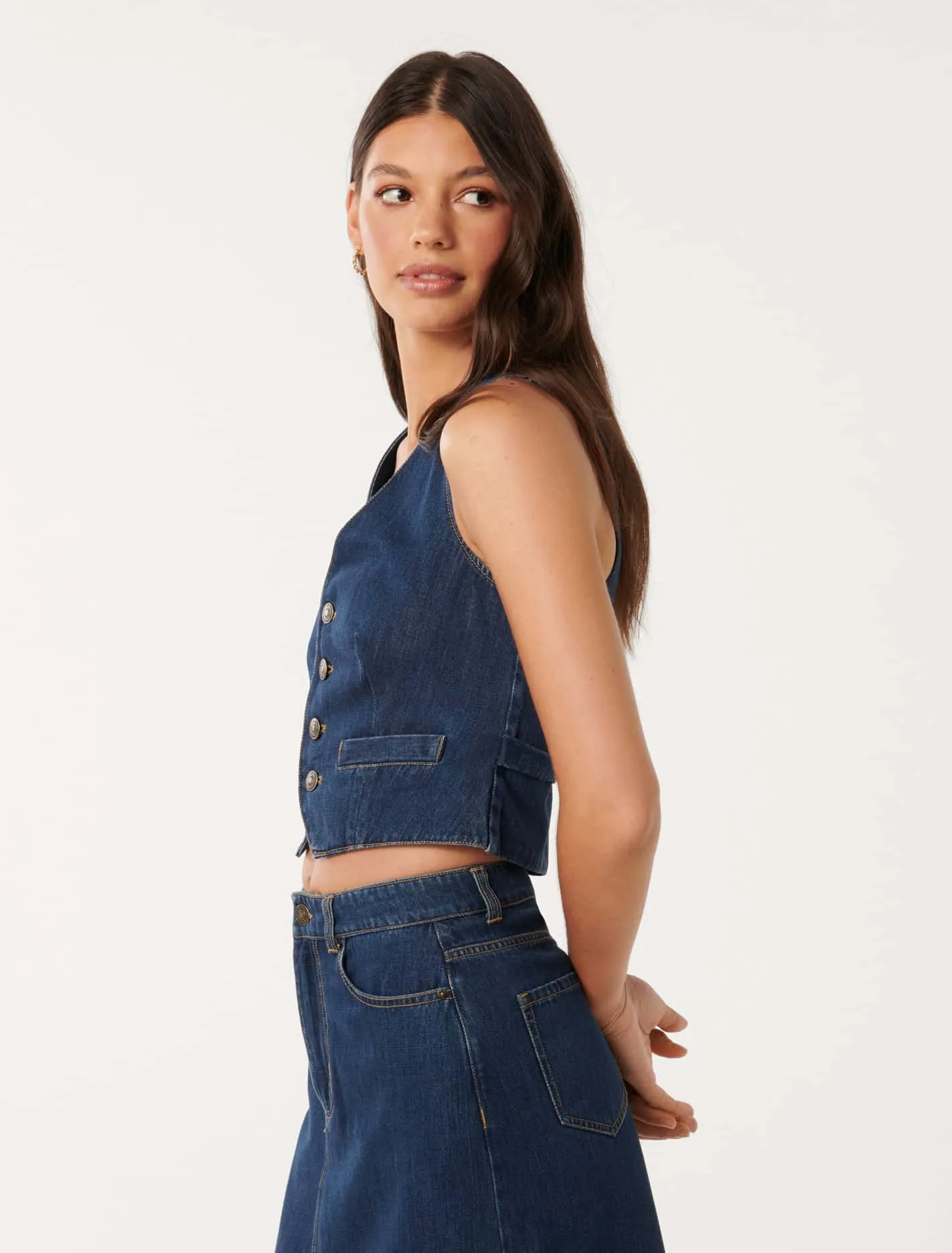 Dallas Denim Waistcoat