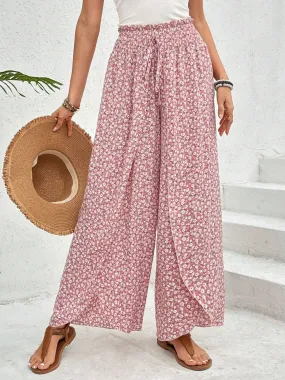 Finnley Tied Printed Wide Leg Pants