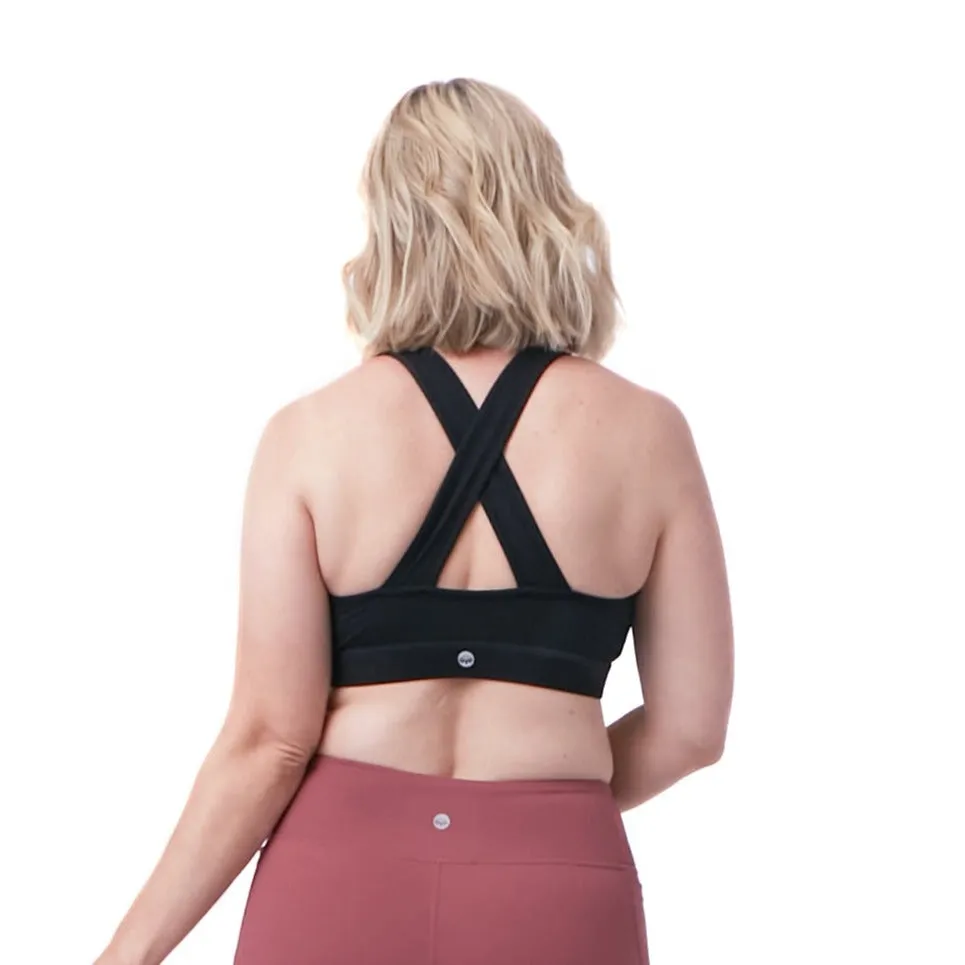 Fiona Sports Bra - Black - FINAL SALE