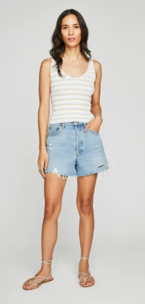 Gentle Fawn Delia Tank | Poolside Stripe Blue