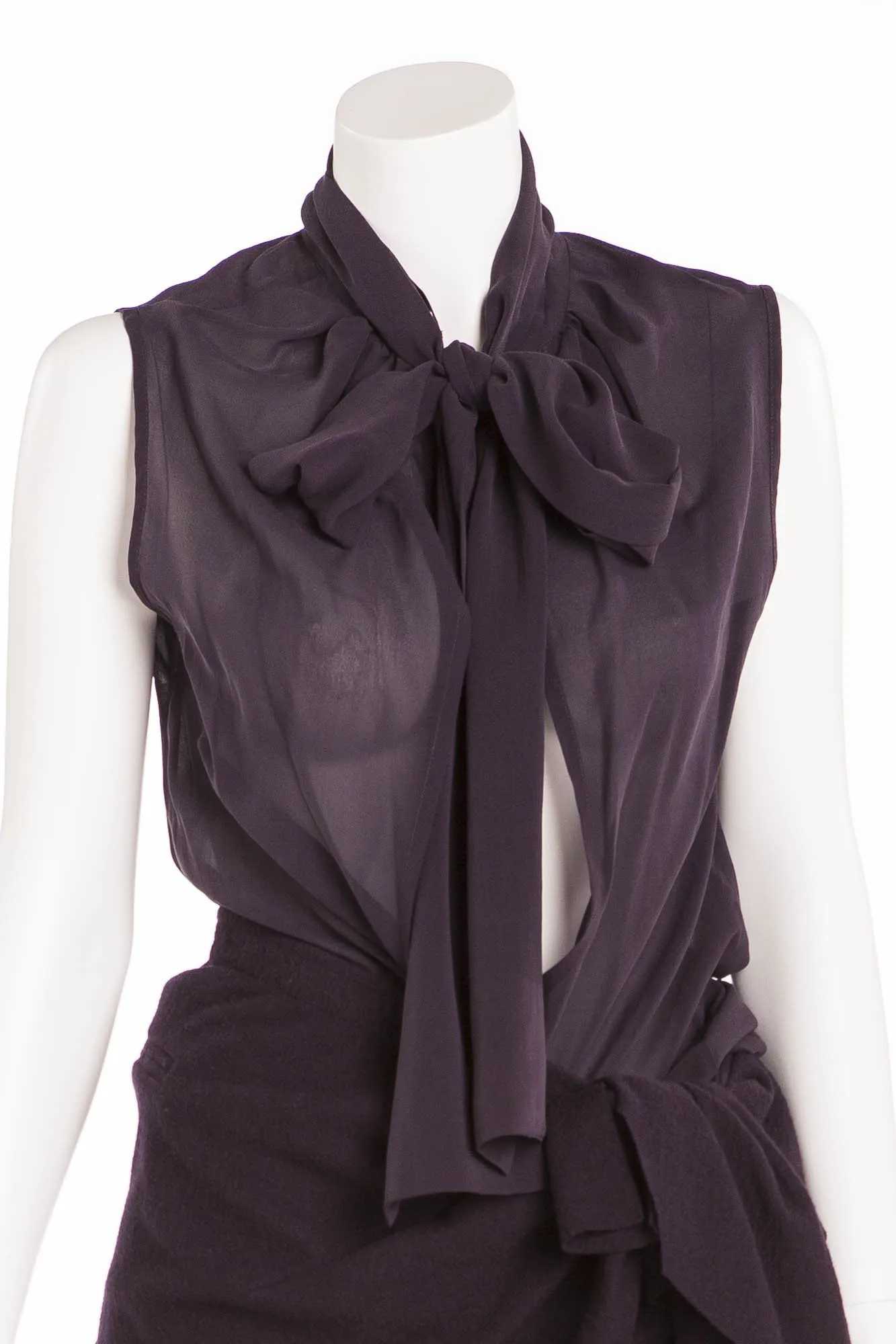 Haider Ackermann - Purple 3pc Blouse, Skirt and Jacket - IT 42