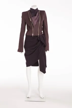 Haider Ackermann - Purple 3pc Blouse, Skirt and Jacket - IT 42