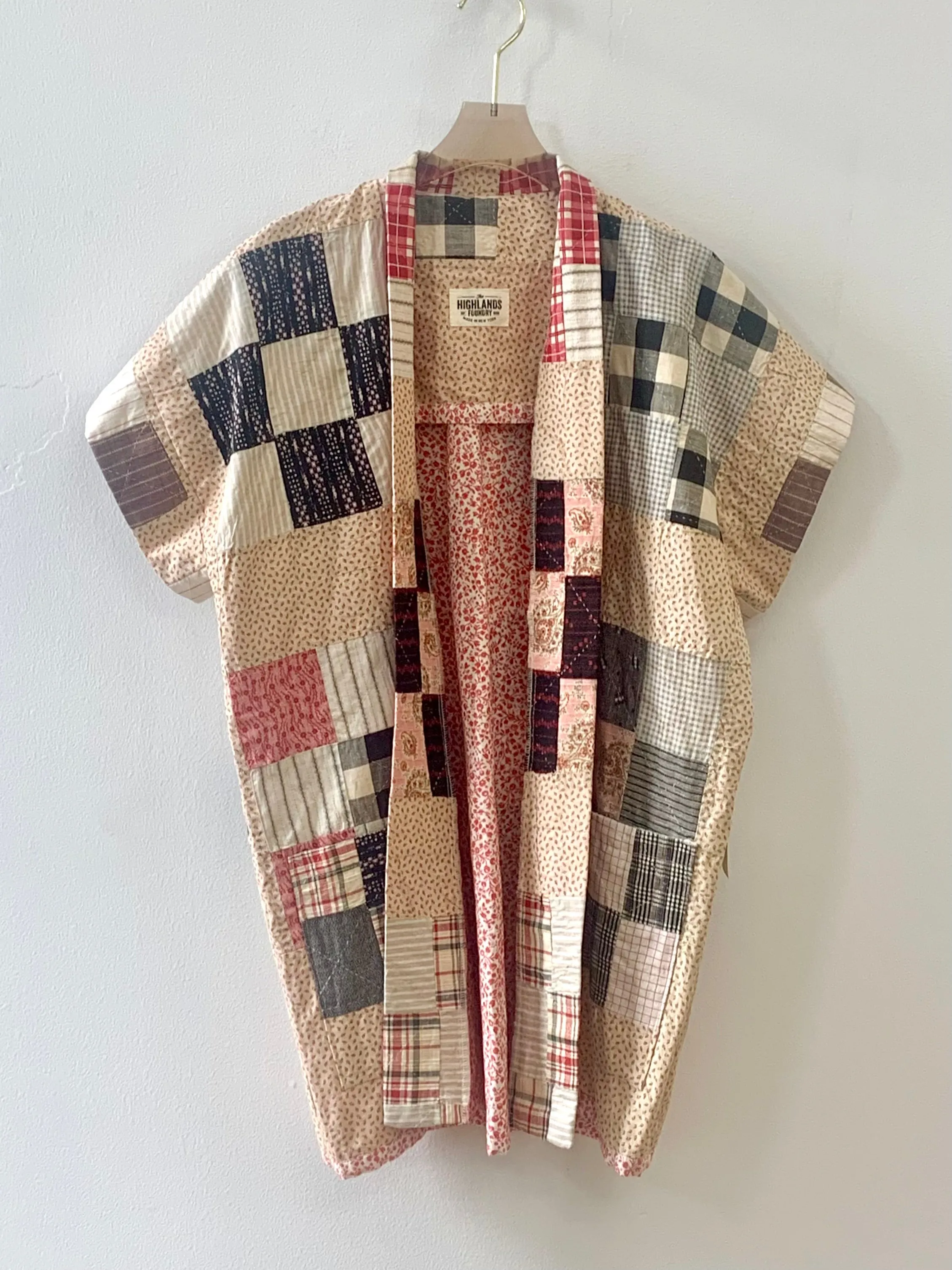 Heirloom Quilt Haori Jacket (Peach Multi)