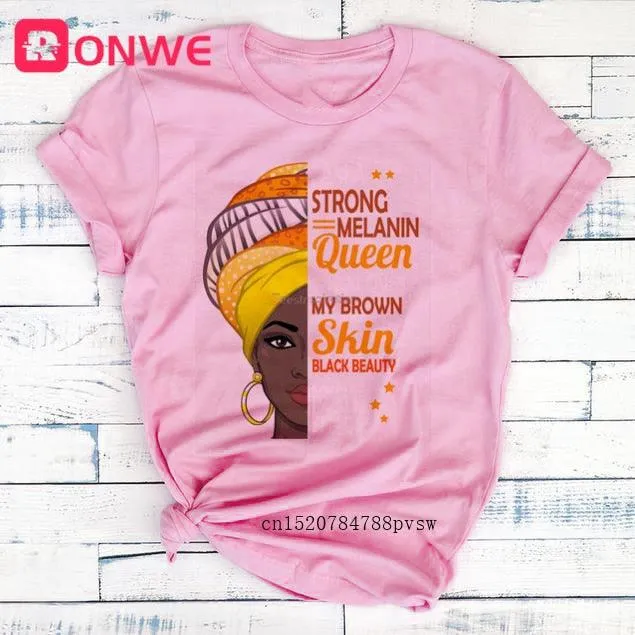 I Am A Strong Melanin Queen T-shirt