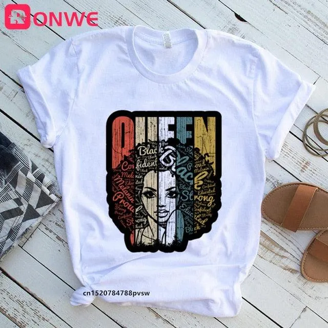 I Am A Strong Melanin Queen T-shirt