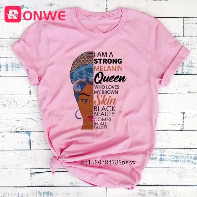 I Am A Strong Melanin Queen T-shirt