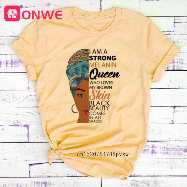 I Am A Strong Melanin Queen T-shirt