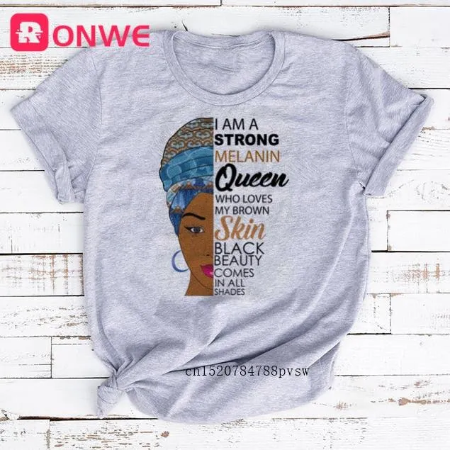 I Am A Strong Melanin Queen T-shirt