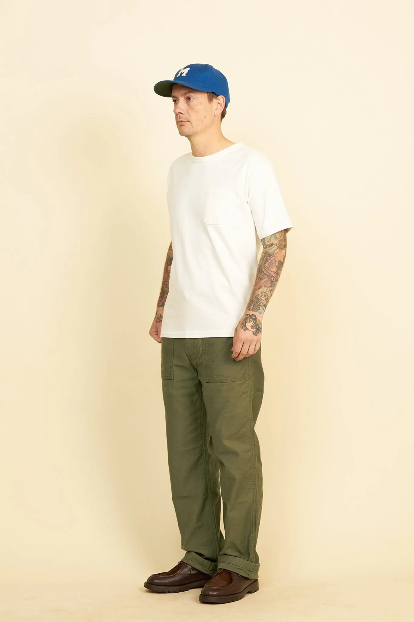 Japan Blue Modern Military Baker Pants